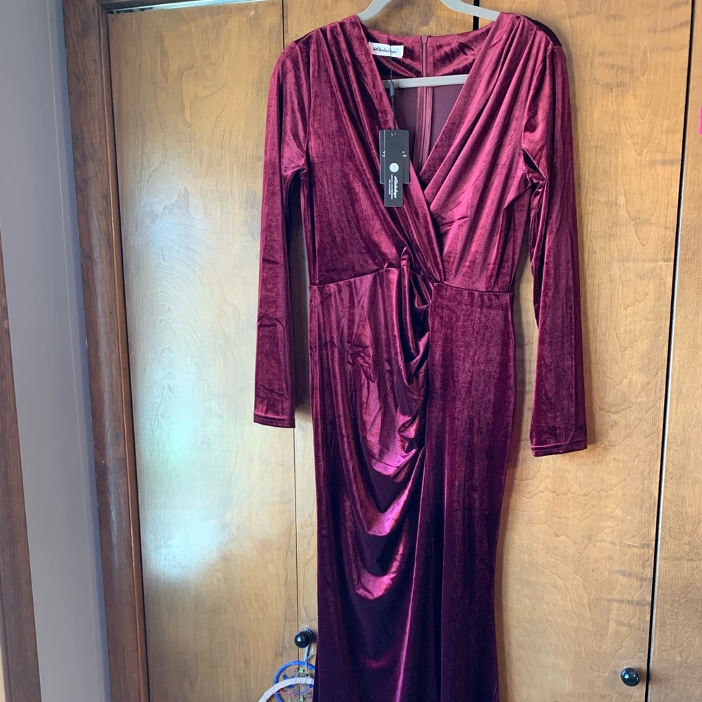 Long Velvet Dress